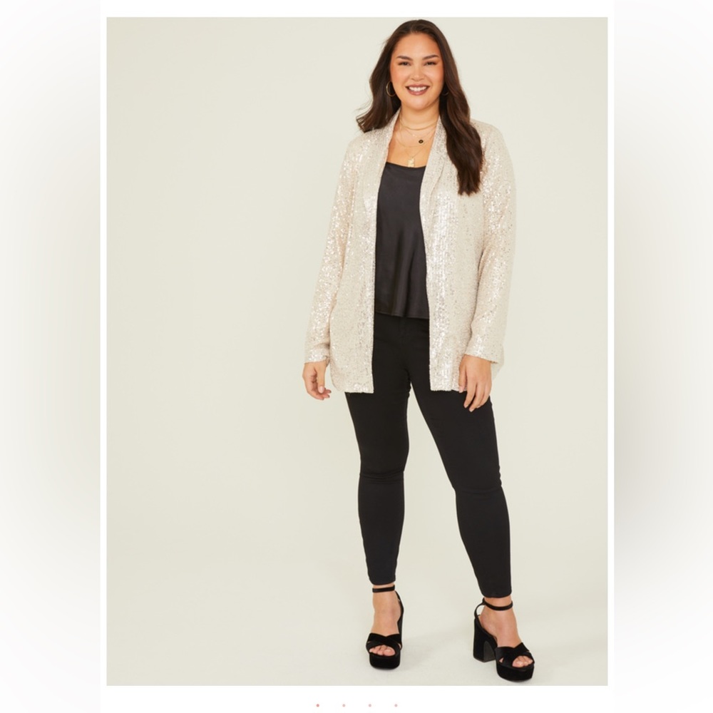Elise Sequin Blazer Size B 18/20